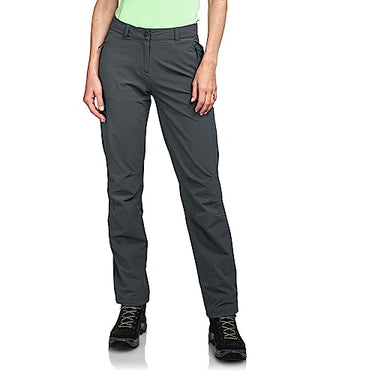 Schöffel Damen Pants Engadin1, strapazierfähige Damen Hose für Wanderungen, wasserabweisende Outdoor Hose mit sportlichem Schnitt, asphalt, 46 im Sale